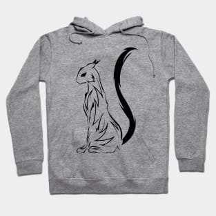 sphynx tribal cat tattoo Hoodie